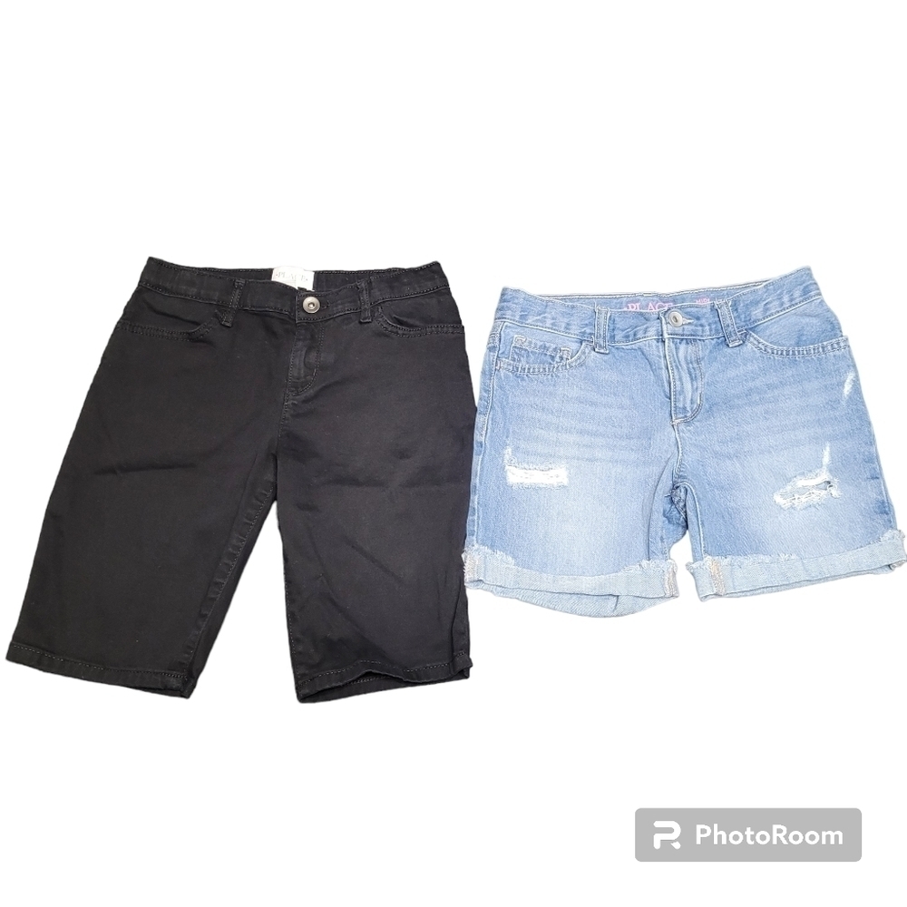 Children's Place Girls Shorts 2 Pairs Size‎ 8